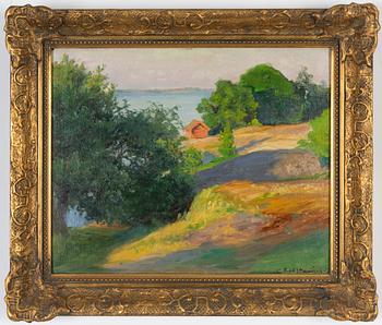 Gottfrid Kallstenius, oil on canvas/panel, signed and dated 1936.