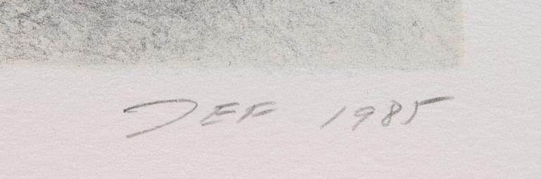 JOHN-ERIK FRANZÉN, färglitografi, sign o numr.