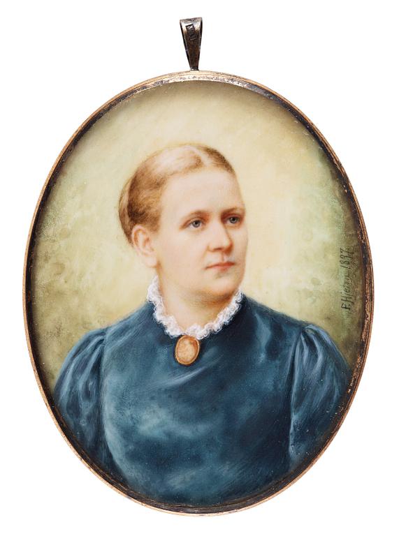 Fanny Hjelm, Female portrait.