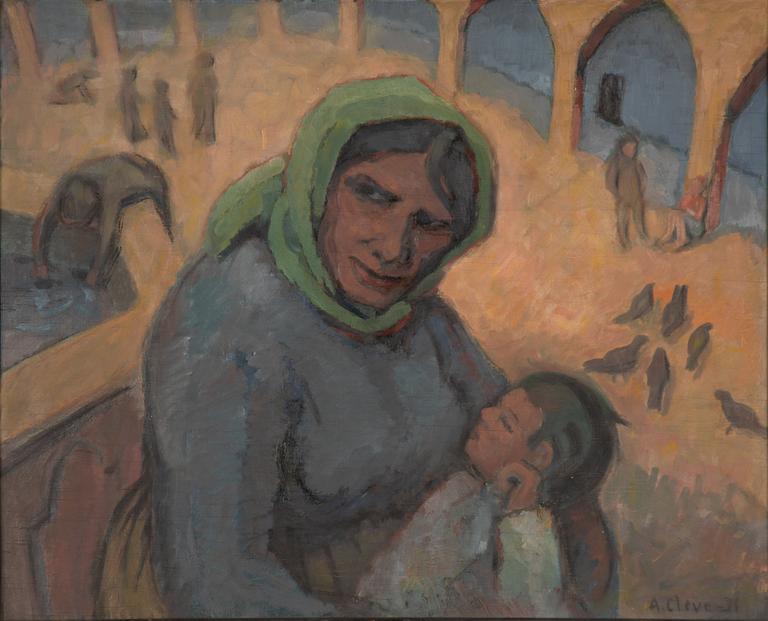 Agnes Cleve, Mother with Child.