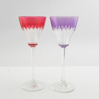 Wine glasses 12 pcs Kosta Boda first half of the 20th century.