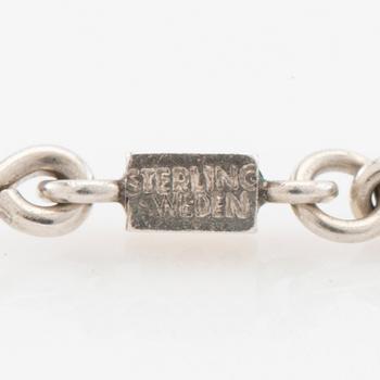 Wiwen Nilsson, Halsband stavkedja sterling silver, Lund 1959.
