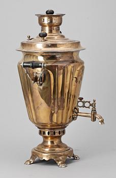 SAMOVAR, mässing , 1900-talets första hälft.