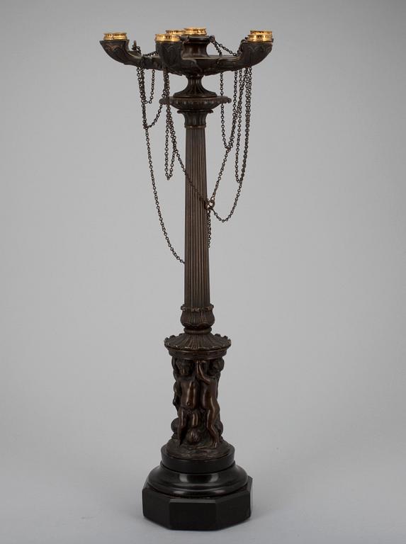 KANDELABER, empire, 1800-talets första hälft.