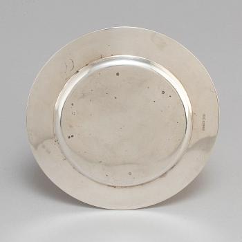 GUSTAF MÖLLENBORG, a silver bowl or butter tub, Stockholm 1853.