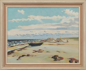 FRITZ KÄRFVE,oil on canvas. Signed.