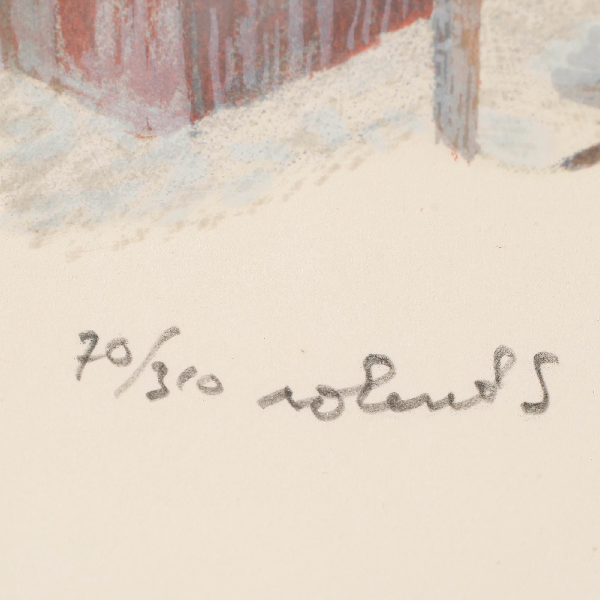 ROLAND SVENSSON, litografi, signerad och numrerad 70/310.