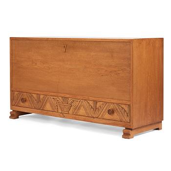 303. Carl Malmsten, an oak sideboard, Stockholm 1935.