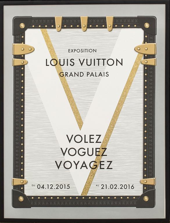 A Louis Vuitton POSTER.