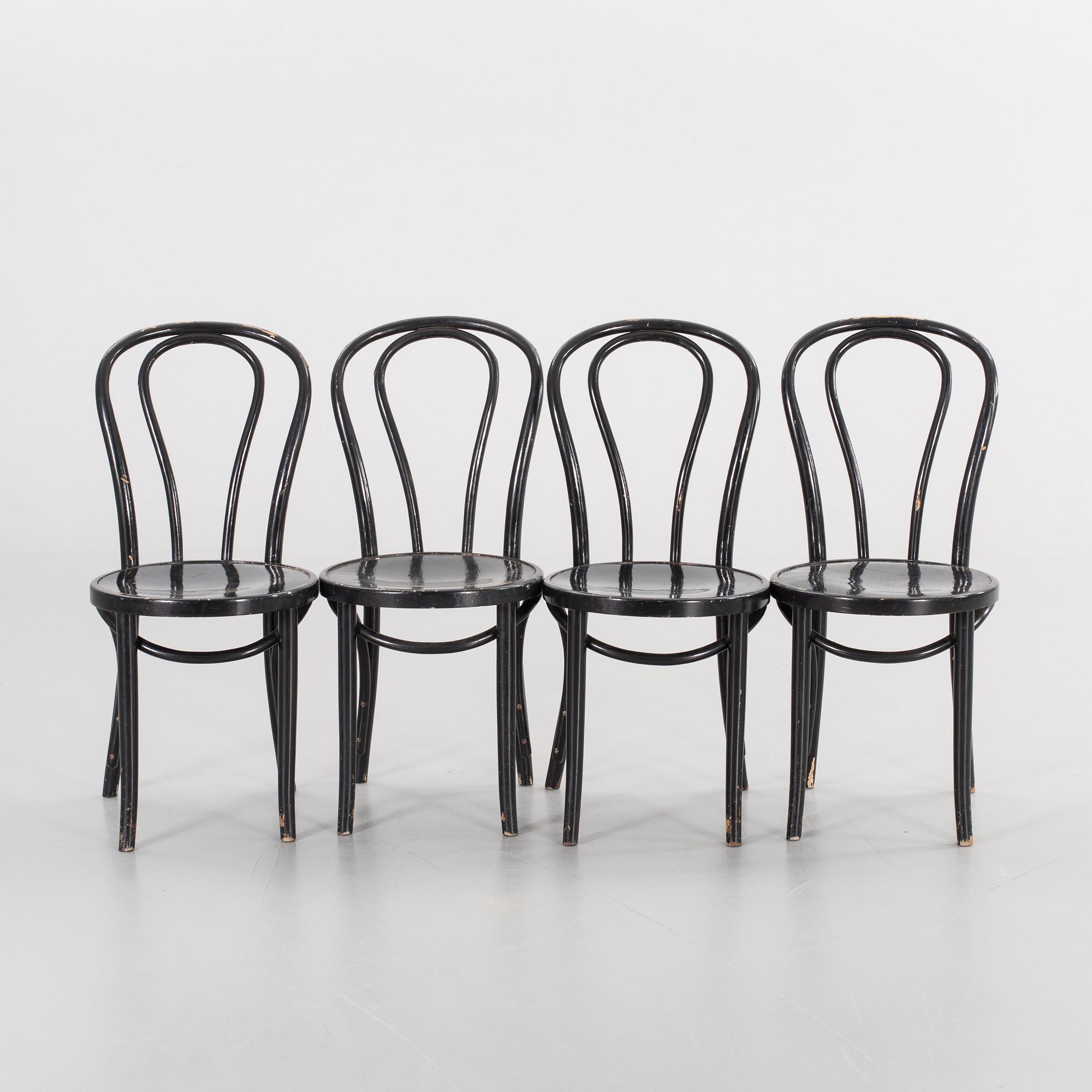 A SET OF 4 OGLA CHAIRS FROM IKEA. Bukowskis
