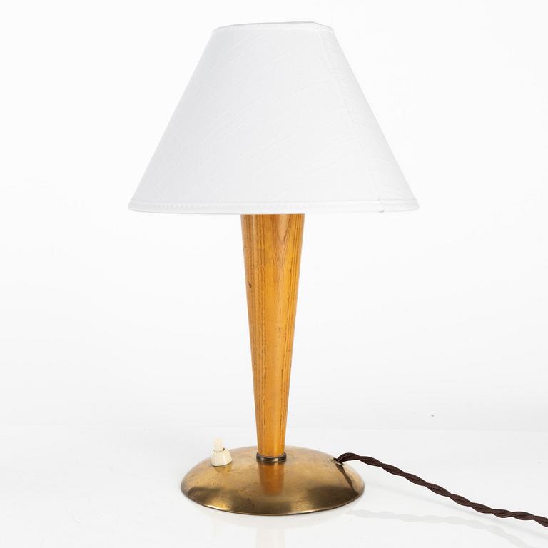 Bertil Brisborg, bordslampor, ett par, Nordiska Kompaniet, 1940-50-tal.