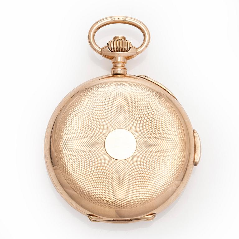 Mermod Frères, taskukello, repeteeri, kronografi, 51,5 mm.