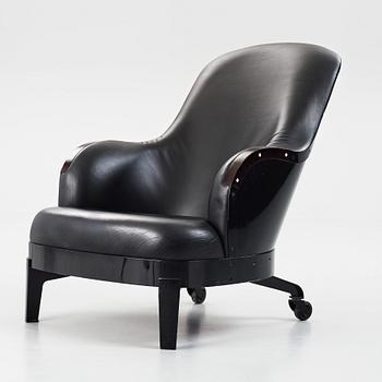 Mats Theselius, a 'The Ritz' lounge chair, edition 84/90, Källemo Sweden, post 1994.