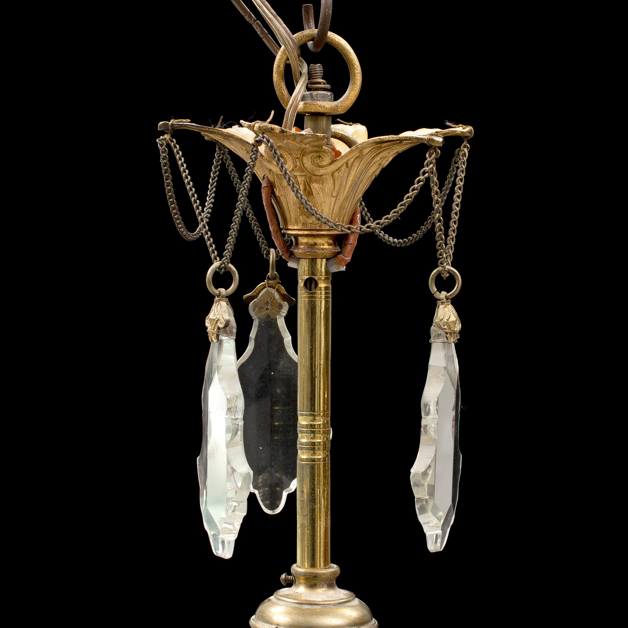 Ljuskrona, sent 1800-tal.