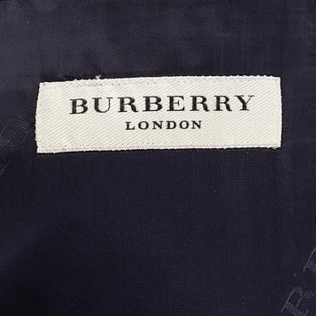 A suit by burberry, in size 48R.