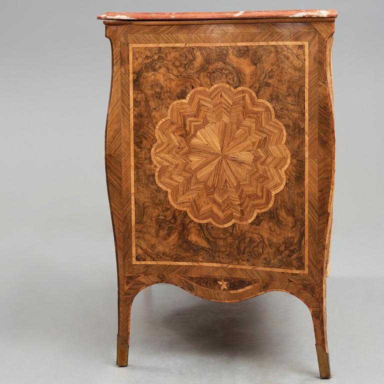 An Italian presumably Naples  Rococo 18th century commode.