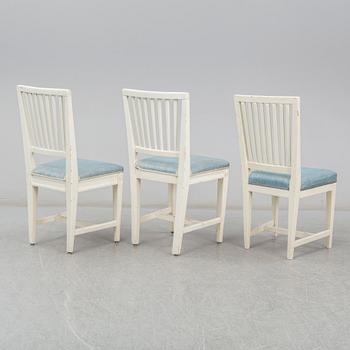 A set of eight 19th century chairs.