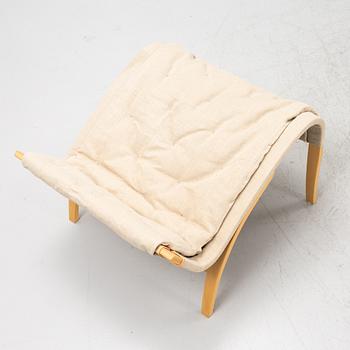 Bruno Mathsson, armchair with footstool, "Pernilla", DUX.