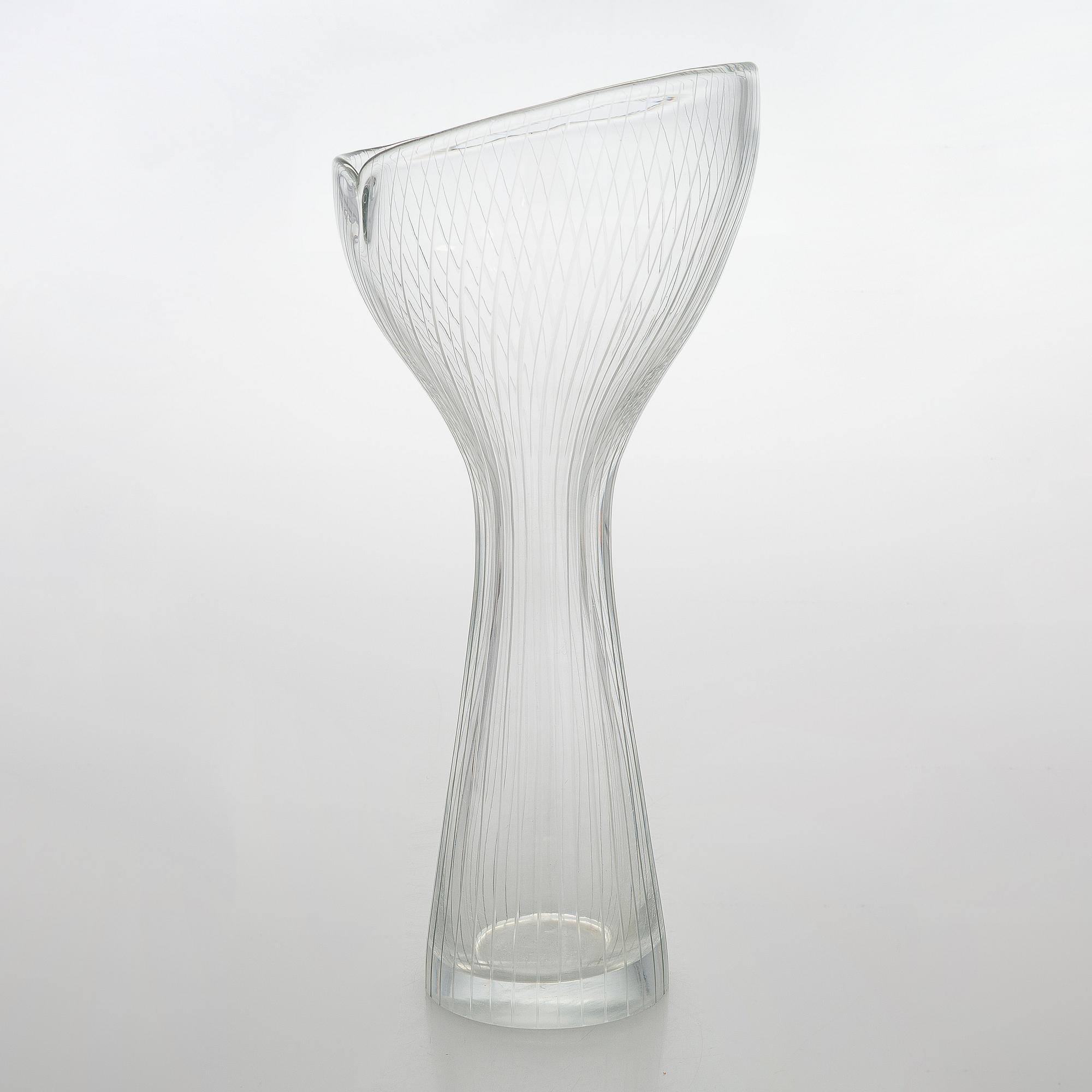 Tapio Wirkkala, vas, modell 3520, signerad Tapio Wirkkala Iittala -54.