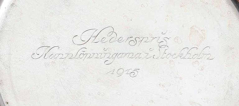 KAROTTER, 2 st, silver, CG Hallberg, Stockholm 1910 och 1915. Vikt ca 1199 g.