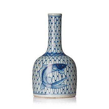 Vas, porslin. Qingdynastin, 1800-tal eller äldre.