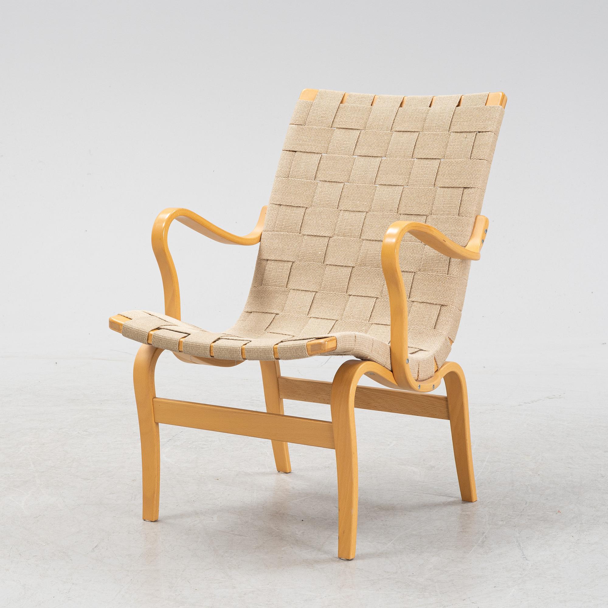 Bruno Mathsson, fåtölj, "Eva", Dux.