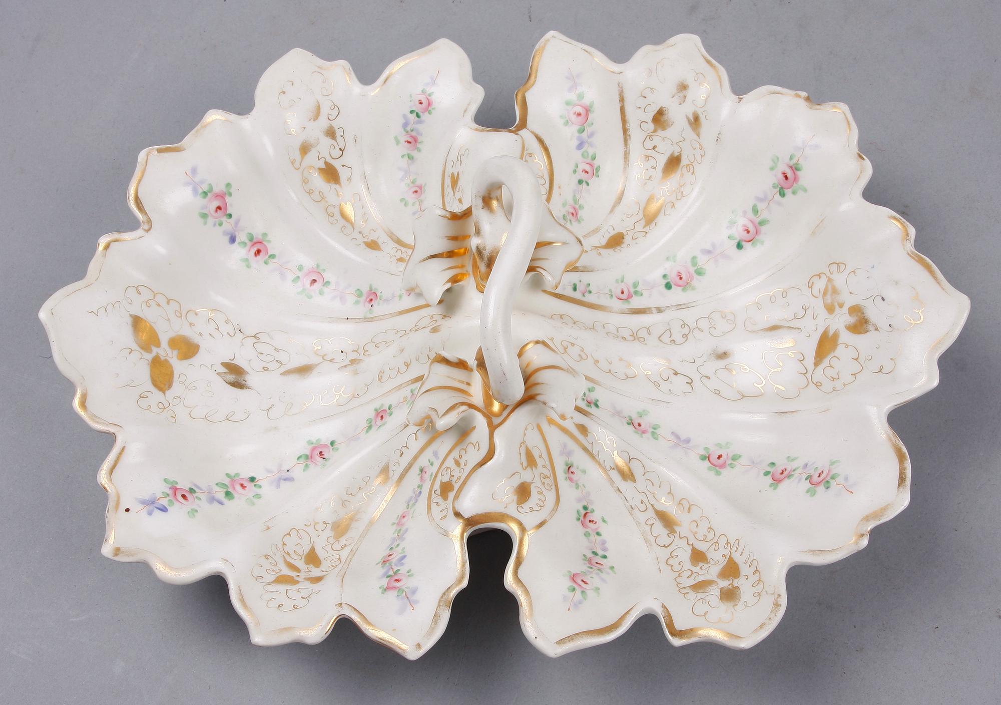 FAT, porslin, nyrokoko, Altwasser, Tyskland, 1800-talets slut.