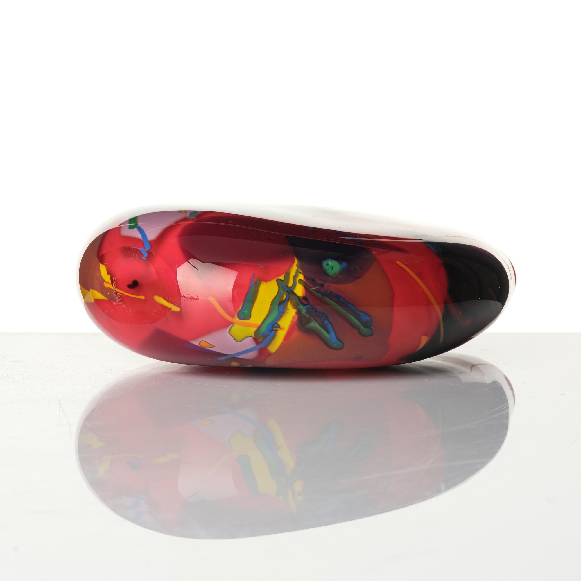 Jan-Erik Ritzman, a glass vase, Transjö, Sweden.