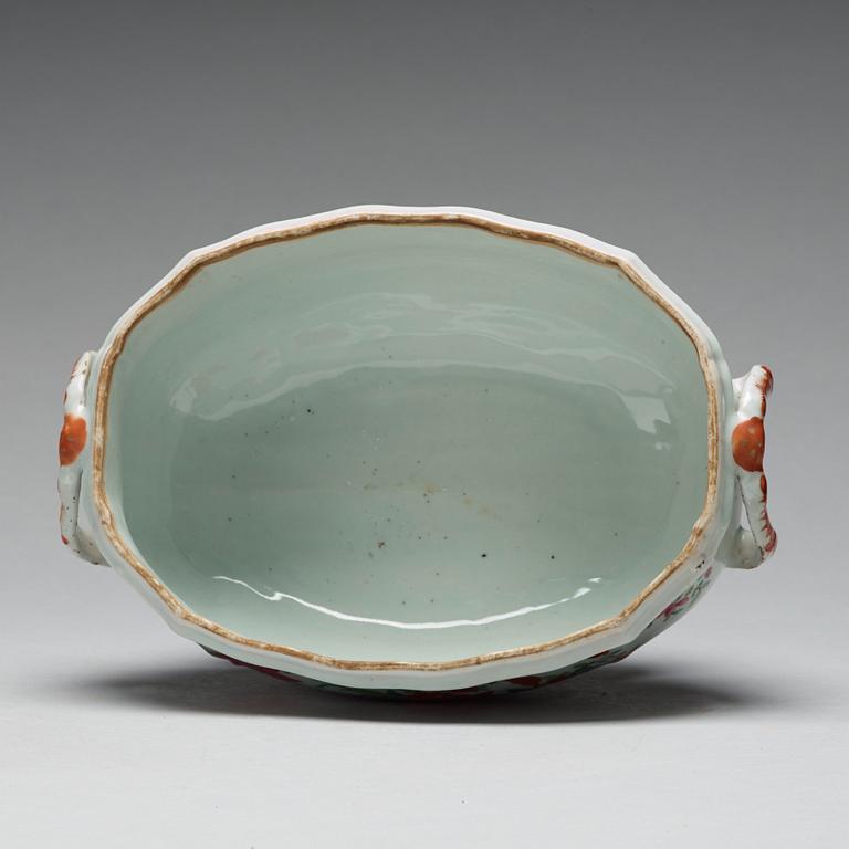TERRIN med LOCK, kompaniporslin. Qingdynastin, Qianlong (1736-95).
