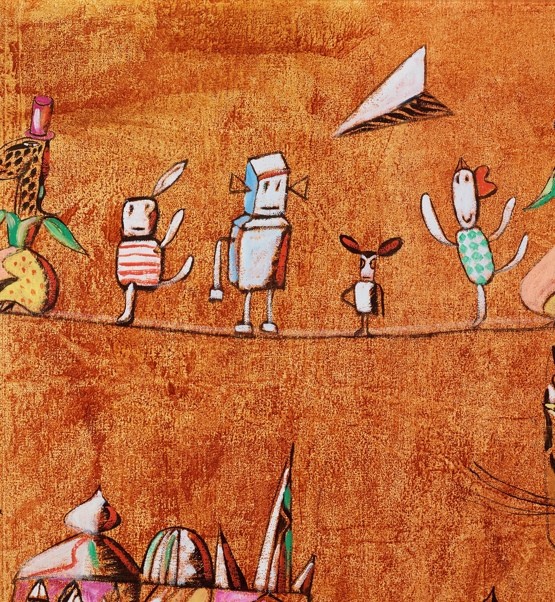 Madeleine Pyk, Composition with figures.