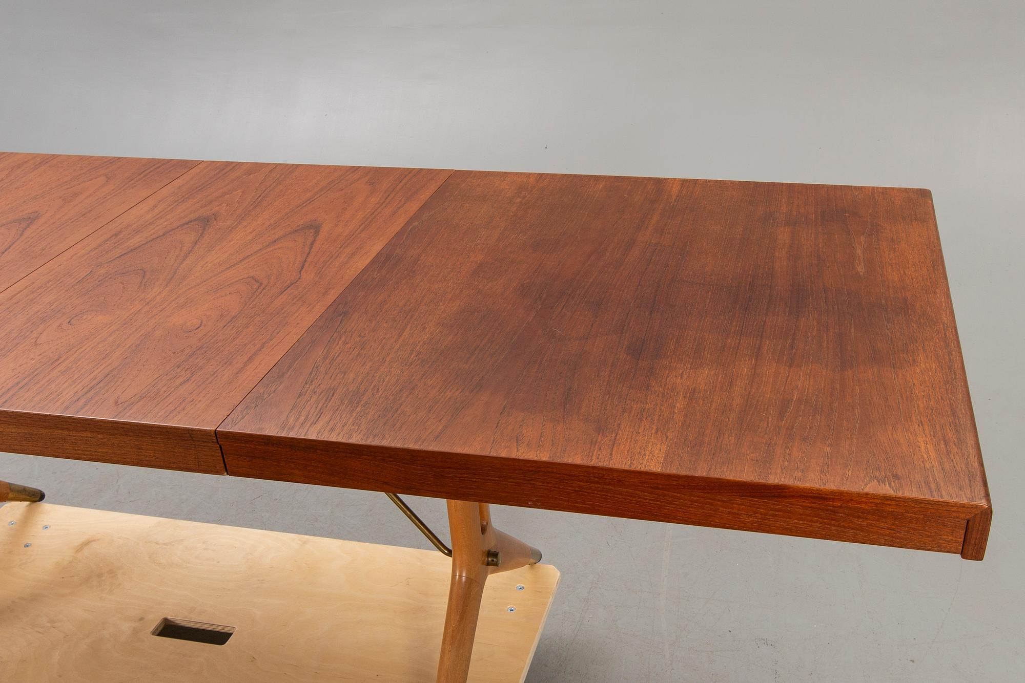 David Rosén, a teak Napoli dining table for NK 1950/60s.