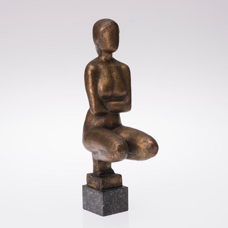 ANU MATILAINEN, skulptur, brons, signerad, daterad 1979-94 och numrerad VI/VII.