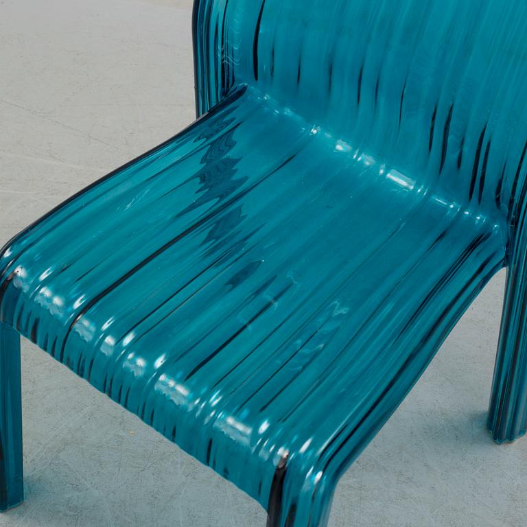 A 'Frilly chair' by Patricia Urquiola, Kartell, designed in 2008.