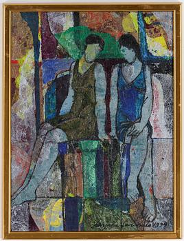 MARJATTA SARASALO, blandteknik, signerad och daterad 1994.