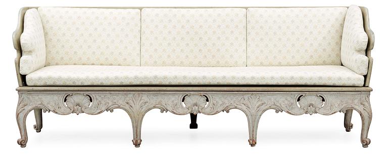 A Swedish Rococo 18th Century sofa.