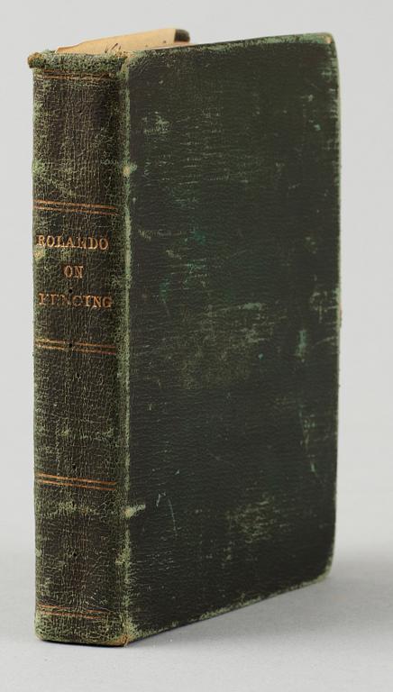 BOK, "The Modern Art of Fencing" av Guzman Rolando/JS. Forsyth, London 1822.