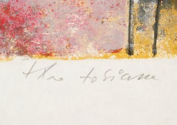 THEO TOBIASSE, färglitografi, signerad, numrerad 63/75.