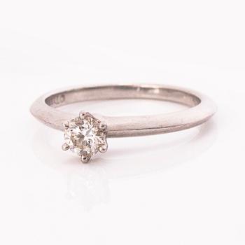 TIFFANY & CO SORMUS, platinaa, briljantti n. 0.3 ct.