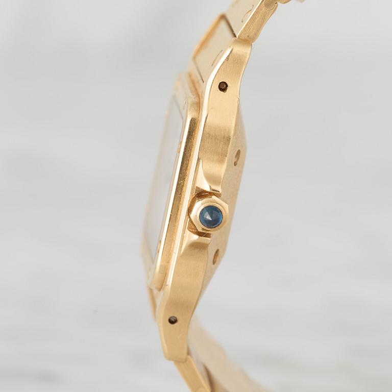 CARTIER, Santos, armbandsur, 29,5 x 29,5 (41) mm,