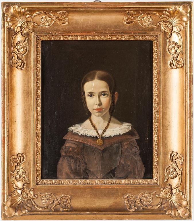 JOHAN BOKLUND, tillskriven, olja på duk, signerad och daterad 1840.