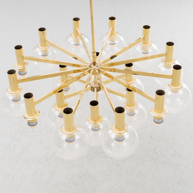 A chandelier, Ott International, Germany, second half of the 20th Century.
