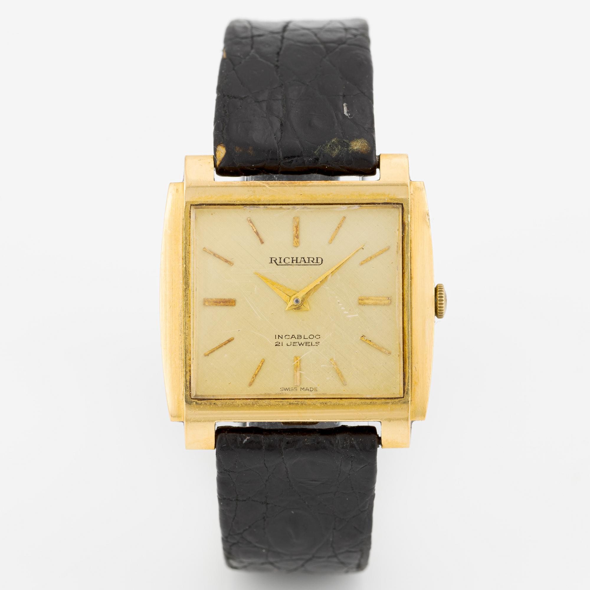 Richard, wristwatch, 30 x 26 (32) mm.