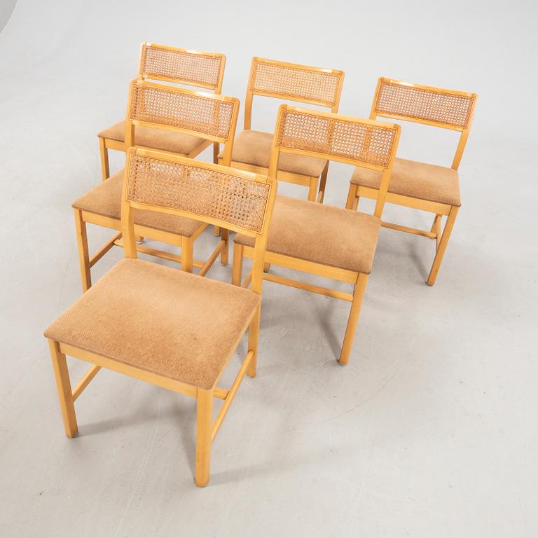 Dining table and 6 chairs, Sorø Stolefabrik, Denmark, second half of the 20th century.