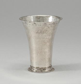 727. BÄGARE, silver. Johan Söderdahl, Söderköping 1778.