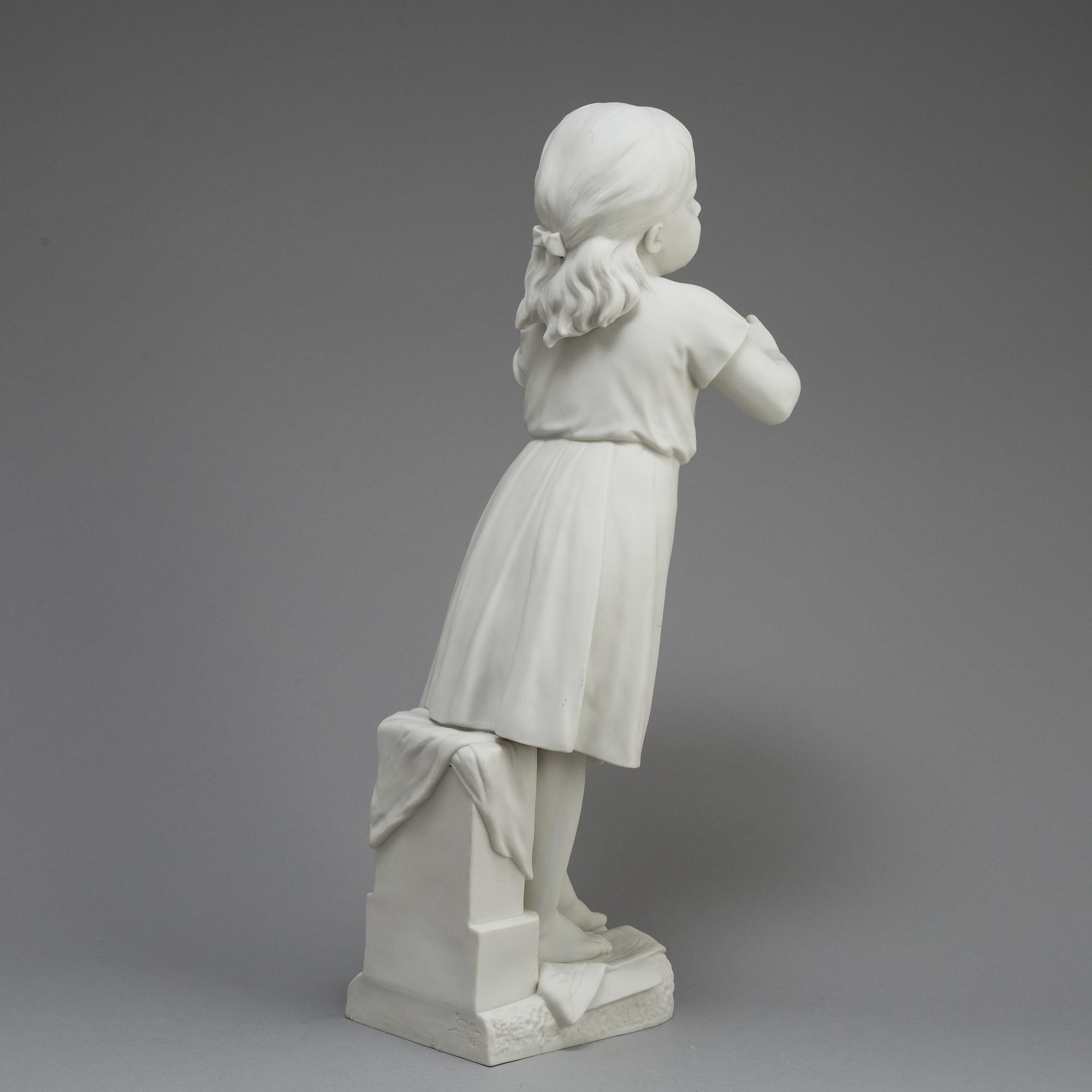 FIGUR, parian, Gustafsberg 1903.