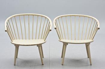 KARMSTOLAR, ett par, "Eker", Gillis Lundgren, IKEA, 1960-tal.