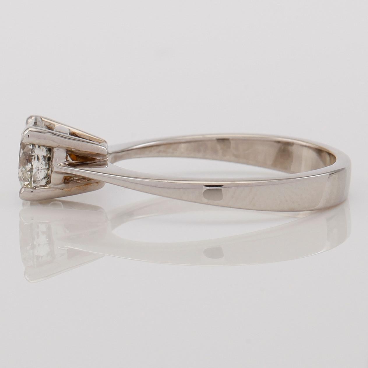 RING, 18K vitguld och diamant ca 1.00 ct.