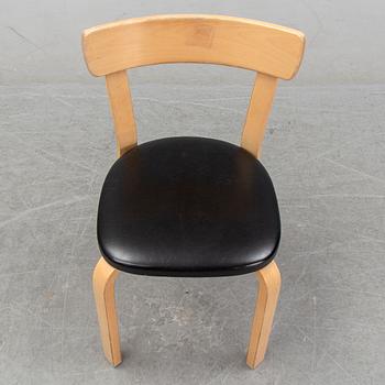 Alvar Aalto, a model 69 birch chair, Artek, Finland.