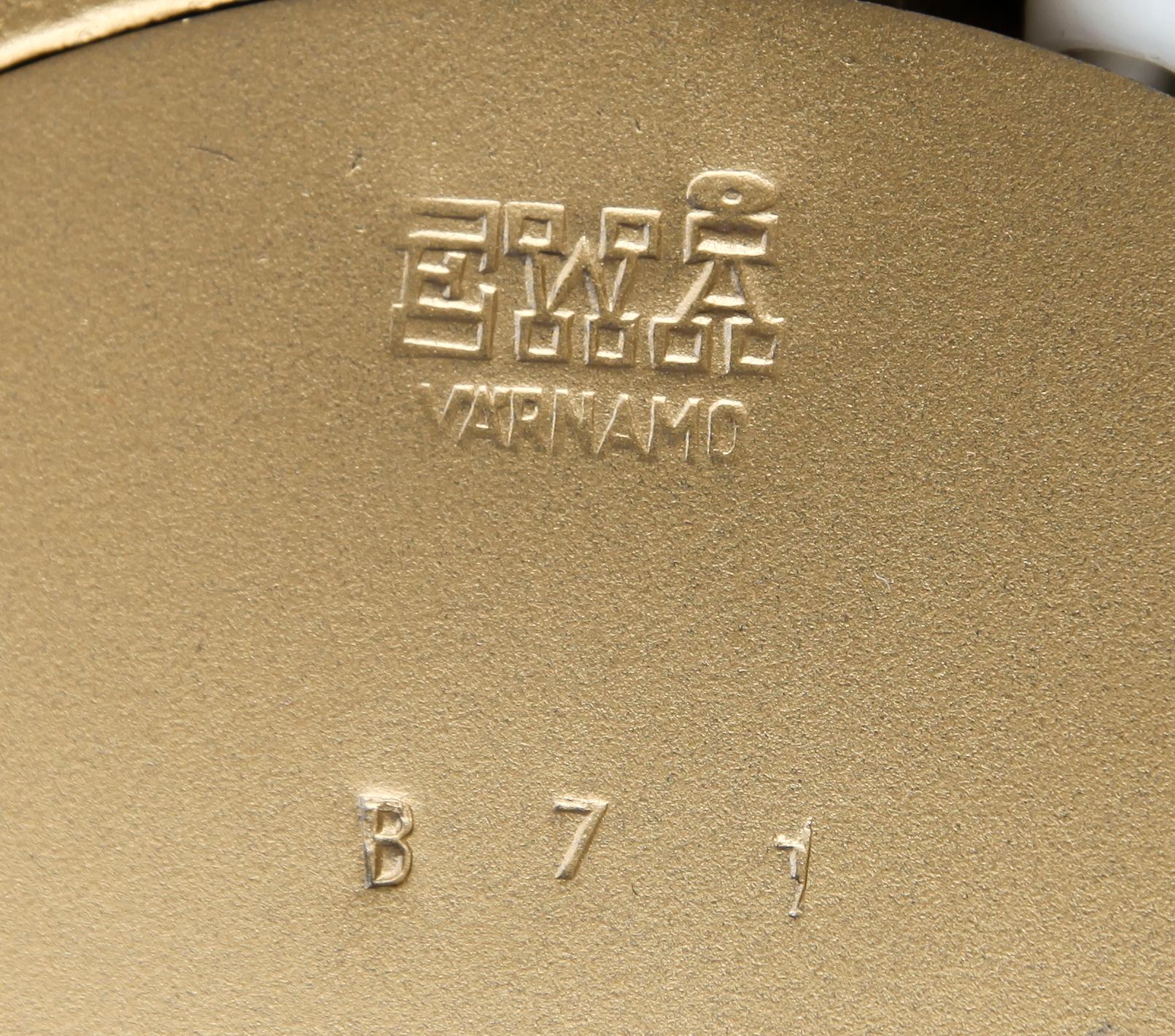 BORDSLAMPOR, 1 par, EWÅ, Värnamo, 1960-/70-tal.
