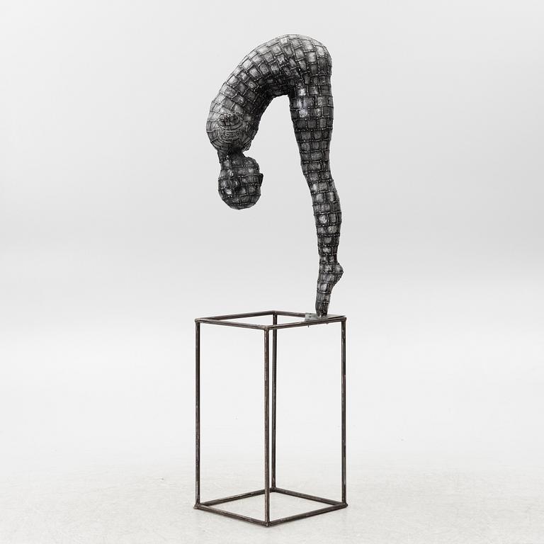 Dekorativ skulptur, patinerad aluminium, Art People Gallery Paris, 2000-tal.
